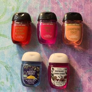 Bath & Body Works PocketBacs - set of 5 - please see list